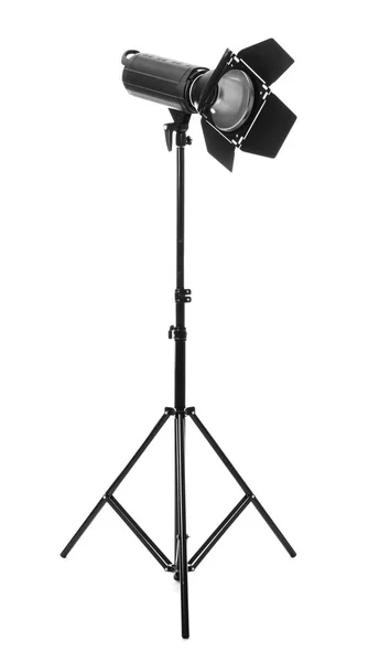 Professional lighting equipment for photo studio on white background — ストック写真