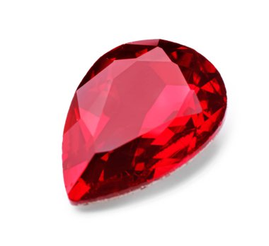 Değerli taş Kuyumculuk beyaz arka plan üzerinde için