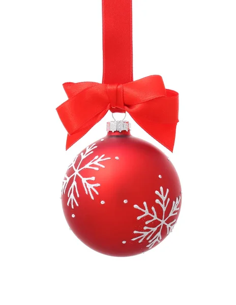 Beautiful Christmas ball on white background — Stock Photo, Image