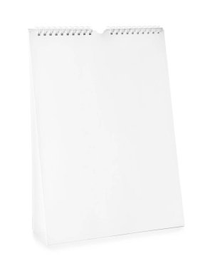 Beyaz arkaplanda boş takvim