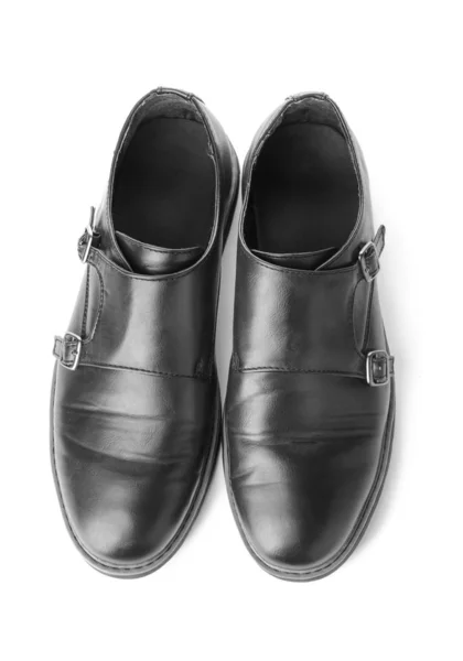 Stylish male shoes on white background — Stock Photo, Image