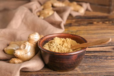 Tahta masada zencefilli kase