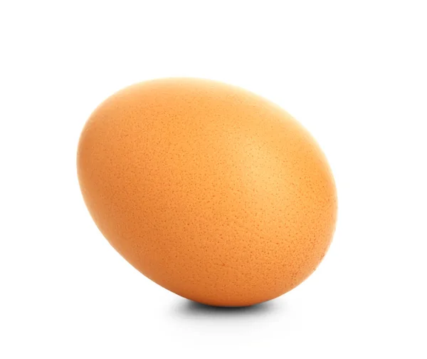 Fresh egg on white background — Stock Photo, Image