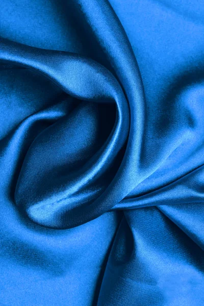 Texture of blue fabric, closeup — Stock Photo, Image