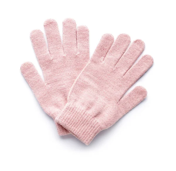 Stylish gloves on white background — Stock Photo, Image