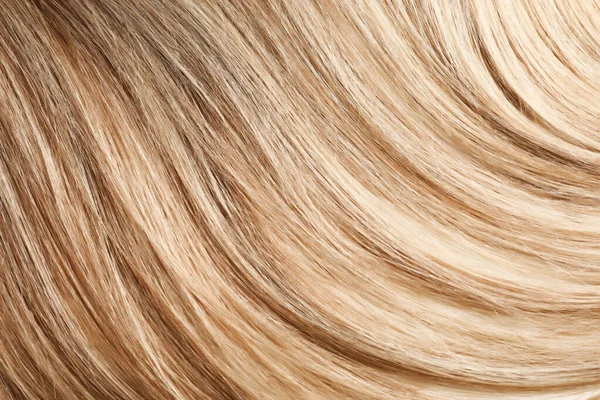 Sağlıklı uzun kadın saç, kapatmak — Stok fotoğraf