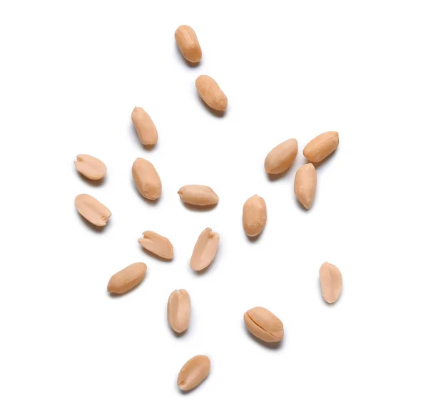 Tasty peanuts on white background — Stock Photo, Image
