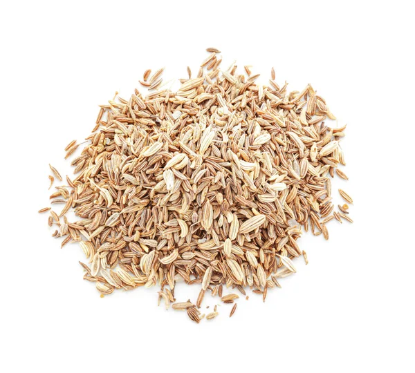 Fennel seeds on white background — Stock Photo, Image