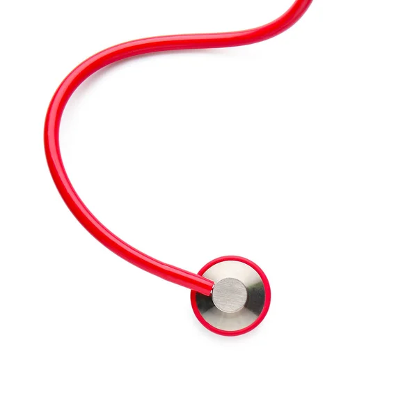 Moderní stetoskop na bílém pozadí — Stock fotografie