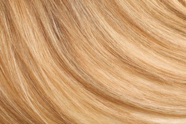 Sağlıklı uzun kadın saç, kapatmak