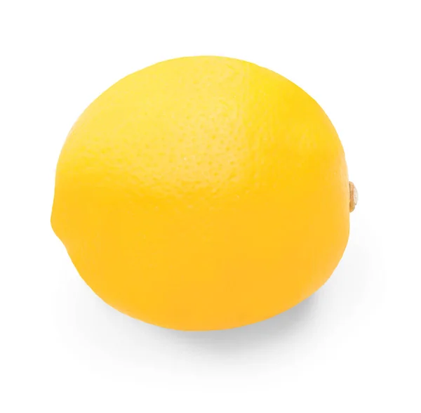Limón maduro sobre fondo blanco —  Fotos de Stock