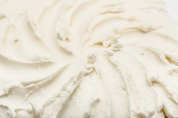Tasty cream cheese as background — Stock Photo, Image