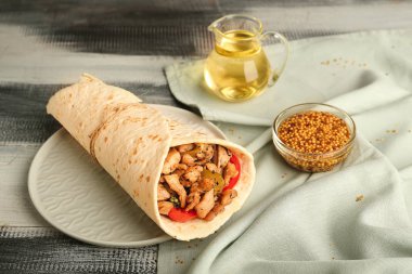 Lezzetli Hünkar tablo ile plaka