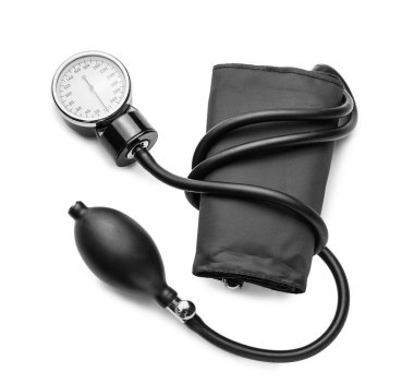 Beyaz zemin üzerinde modern sfinometre