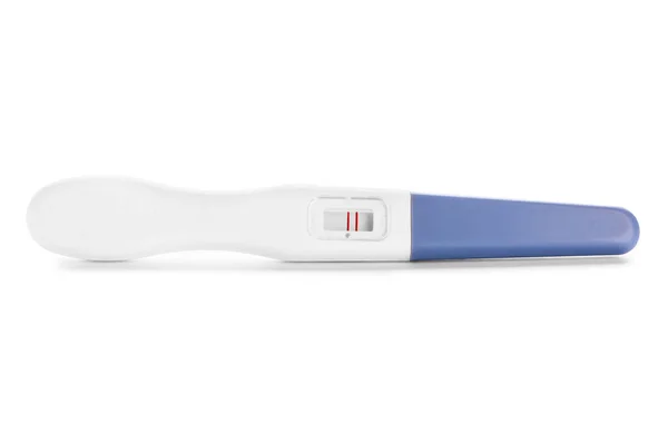 Pregnancy test on white background — Stock Photo, Image