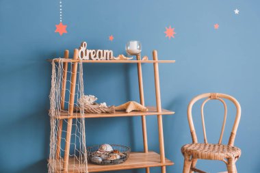 Deniz dekor ile modern oda içi