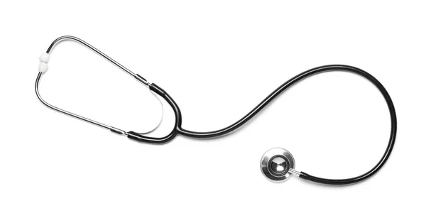 Stethoscope on white background. Cardiology concept — Stock Photo, Image