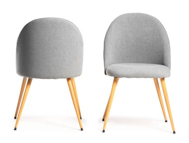 Beyaz arka plan üzerinde modern sandalye