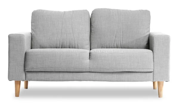 Modernes Sofa auf weißem Hintergrund — Stockfoto