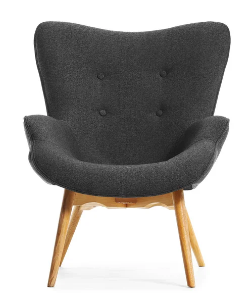 白の背景に現代的な肘掛け椅子 — ストック写真