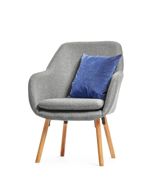 Modern armchair on white background — Stock Photo, Image