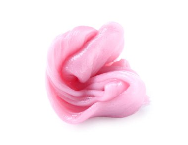 Beyaz arkaplanda sakız çiğneme