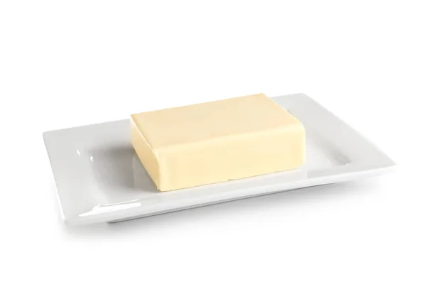白を基調とした生バター — ストック写真