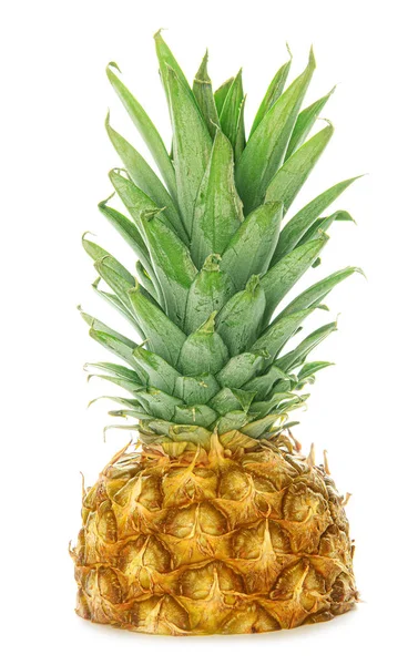 Ananas tagliato fresco su sfondo bianco — Foto Stock