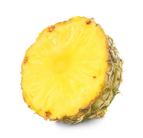 Fresh cut pineapple on white background — Stock Photo, Image