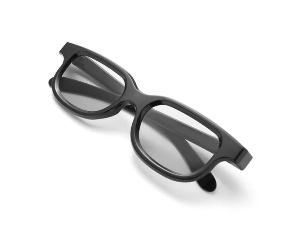 Óculos elegantes sobre fundo branco — Fotografia de Stock