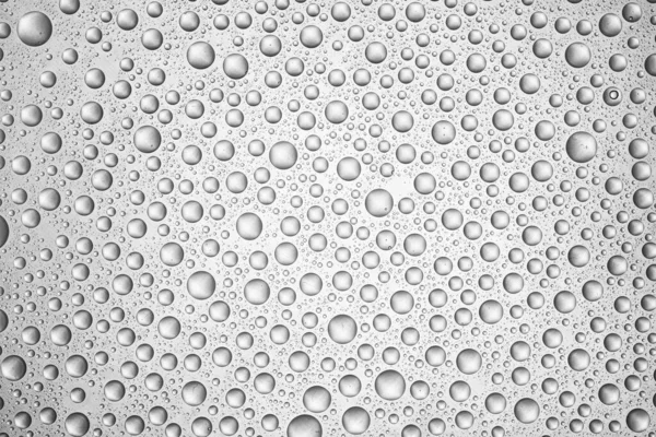 Druppels water op lichte ondergrond — Stockfoto