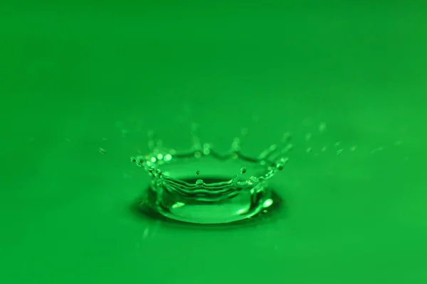 Splash of color water, closeup — 스톡 사진