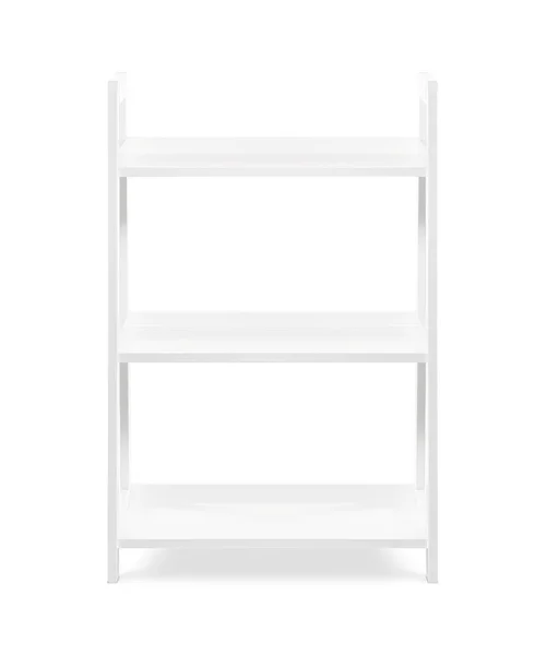 Empty shelving unit on white background — Stock Photo, Image