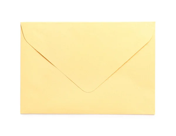 Paper envelope on white background — Stock Photo, Image