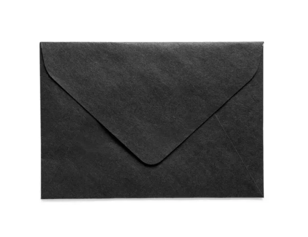 Бумажный конверт на белом фоне — стоковое фото