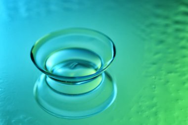 Kontakt lens renk arka plan üzerinde