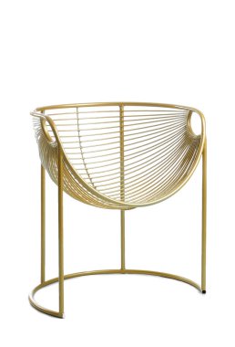 Beyaz arka planda modern rahat koltuk