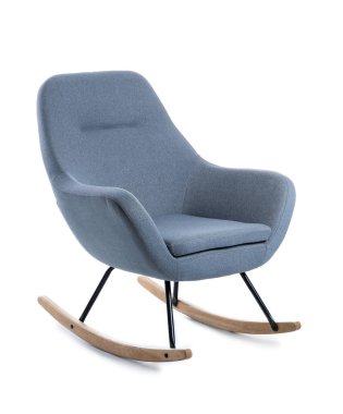 Beyaz arka planda modern rahat koltuk