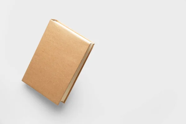 Book with blank cover on white background — Stock Photo, Image