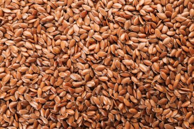 Arkaplan olarak çok keten tohumu