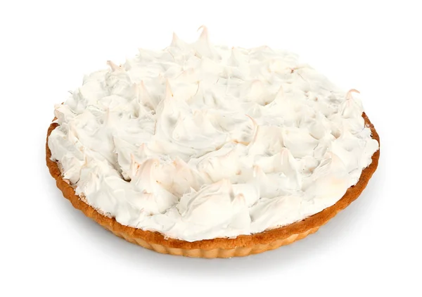 Tasty pie on white background — Stock Photo, Image