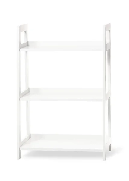 Empty shelving unit on white background — Stock Photo, Image