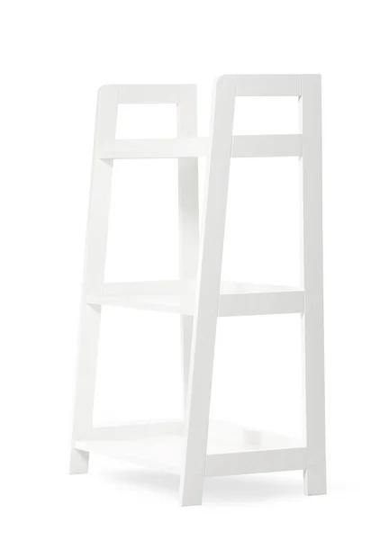 Empty shelving unit on white background — Stock Photo, Image