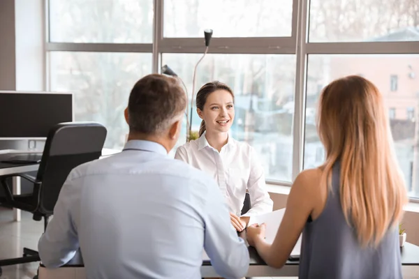 Human Resources Commission Interviewing Woman Office — Stock Photo, Image