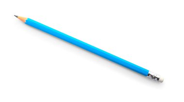 Beyaz arkaplanda sıradan bir kalem