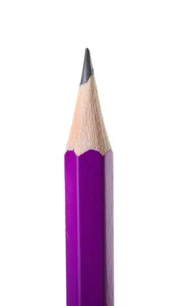Ordinary Pencil White Background — Stock Photo, Image