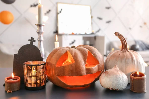 Wystrój Halloween Party Stole Pokoju — Zdjęcie stockowe