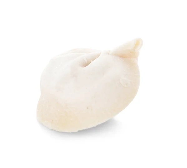 Raw Fresh Dumpling White Background — Stock Photo, Image