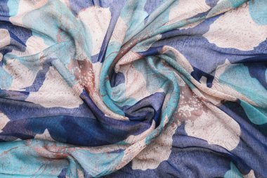 Arkaplan olarak güzel eşarp, yakın plan