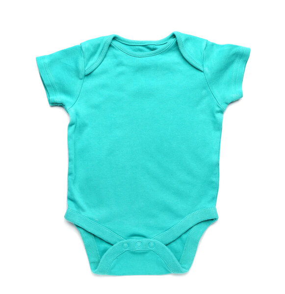 Детская одежда на цветном фоне